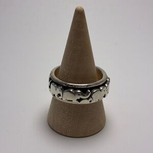 Sterling Silver Elephant Ring